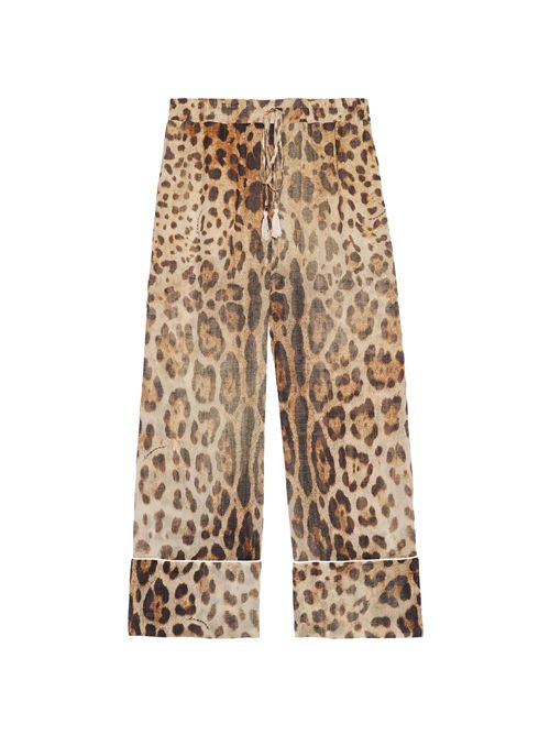 Pantalone leopardato ERMANNO FIRENZE | D48EP101EC3MFB4223925